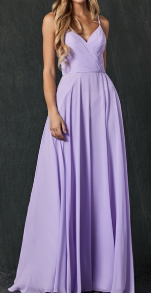 COPY - BRIDESMAID DRESSES. LACE UP BACK formal EVENING GOWN prom blue lilac pink - Picture 8 of 9